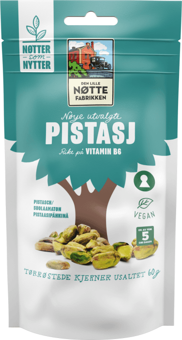 Pistagenötter Osaltade