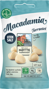 Macadamianötter Uten Salt