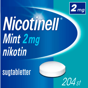 Mint 2 mg, Nikotin, komprimerad sugtablett