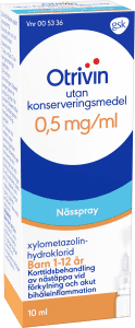 Nässpray för Barn 1-12 år Xylometazolinhydroklorid 0,5 mg/ml