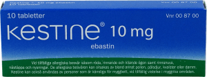 Allergitablett Ebastin 10 mg
