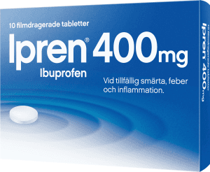 400 mg, Ibuprofen, filmdragerad tablett