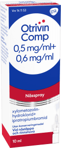 Nässpray Xylometazolinhydroklorid 0,5 mg/ml + 0,6 mg/ml Comp