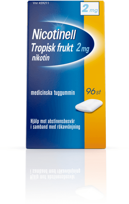 Tuggummi Tropisk Frukt 2mg