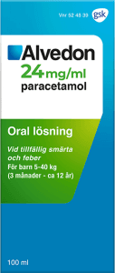 24 mg/ml, Paracetamol, oral lösning