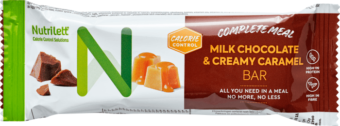 Milk chocolate & creamy caramel bar Viktkontroll