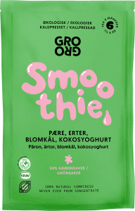 Smoothie Päron, Ärtor,  Blomkål & Kokosyoghurt 6 mån KRAV