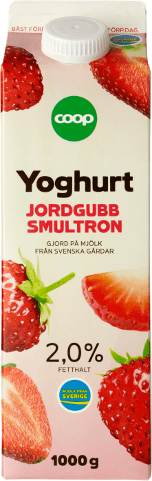 Yoghurt Jordgubb & smultron 2,1%