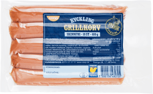 Grillkorv Kyckling