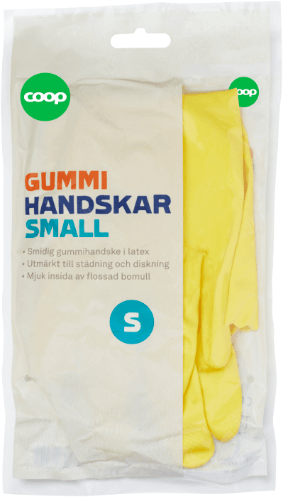 Gummihandskar Small