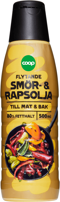Flytande Smör & rapsolja