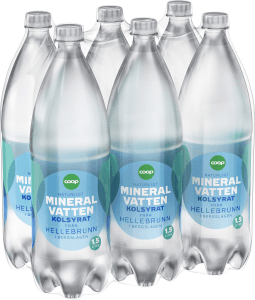 Kolsyrat mineralvatten Naturell 6-pack