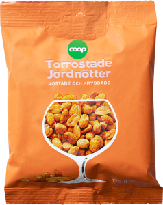 Jordnötter Torrostade & kryddade