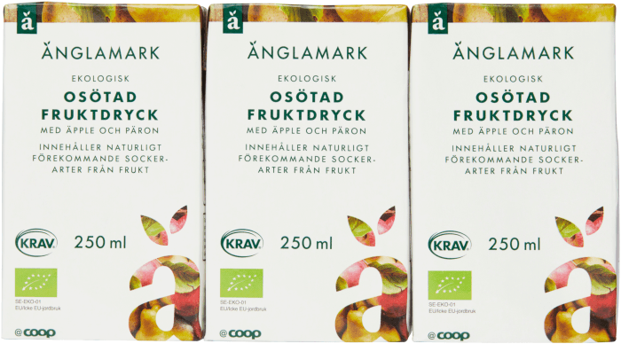 Fruktdryck Äpple & Päron Eko KRAV