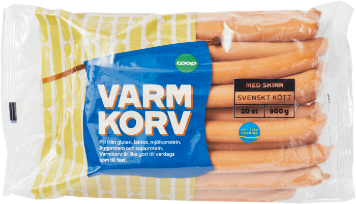 Varmkorv med skinn