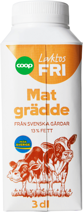Laktosfri Matlagningsgrädde 13%