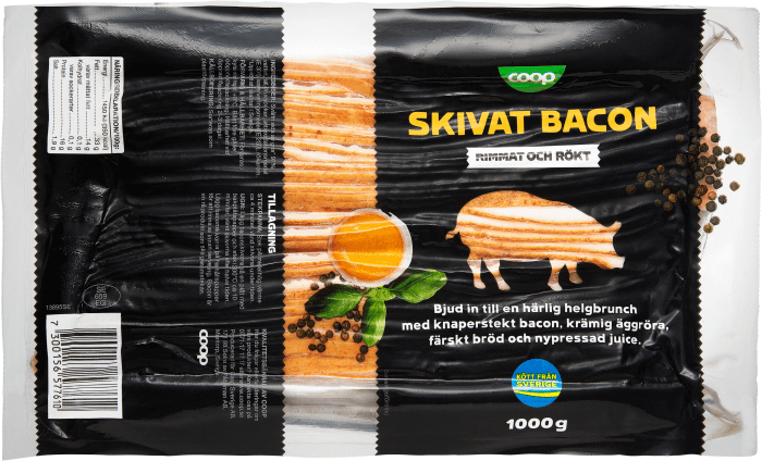 Bacon Rimmat & Rökt Skivat