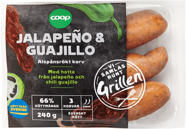 Kryddkorv Jalapeño & guajillo 3-p