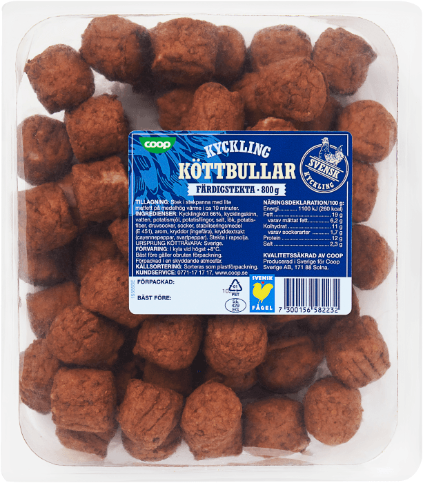 Kycklingköttbullar