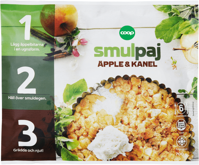 Smulpaj Äpple & kanel