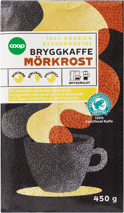Bryggkaffe Mörkrost