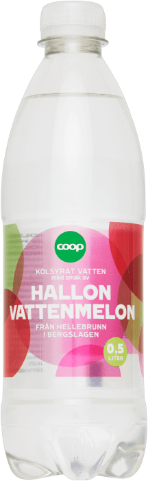 Kolsyrat vatten Hallon & vattenmelon