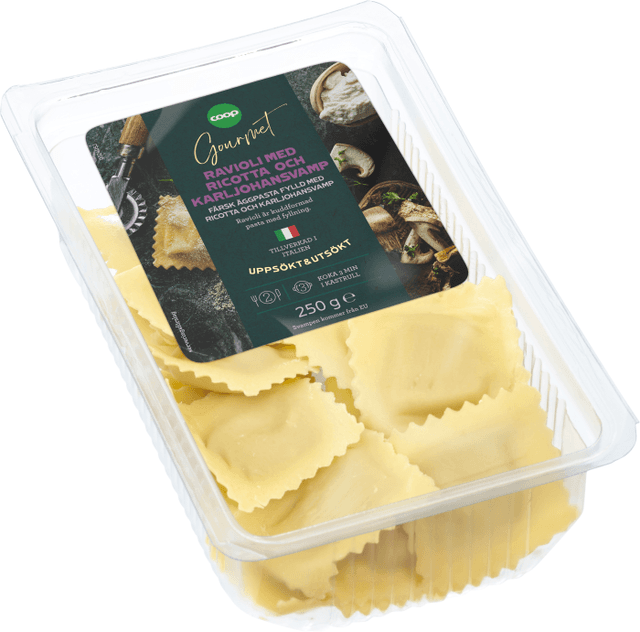 Ravioli karljohansvamp