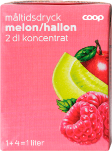 Måltidsdryck Koncentrat Melon & hallon