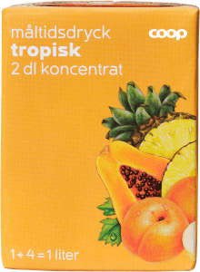 Måltidsdryck Koncentrat Tropisk