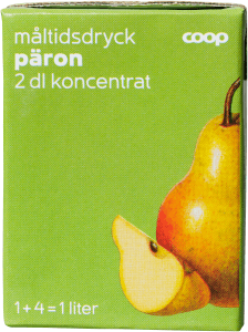 Måltidsdryck Koncentrat Päron