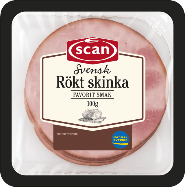 Skinka rökt