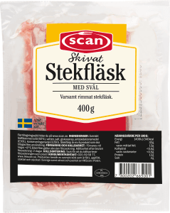 Stekfläsk med Svål Skivat