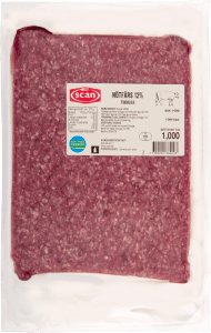 Nötfärs 12% Vakuumförpackad