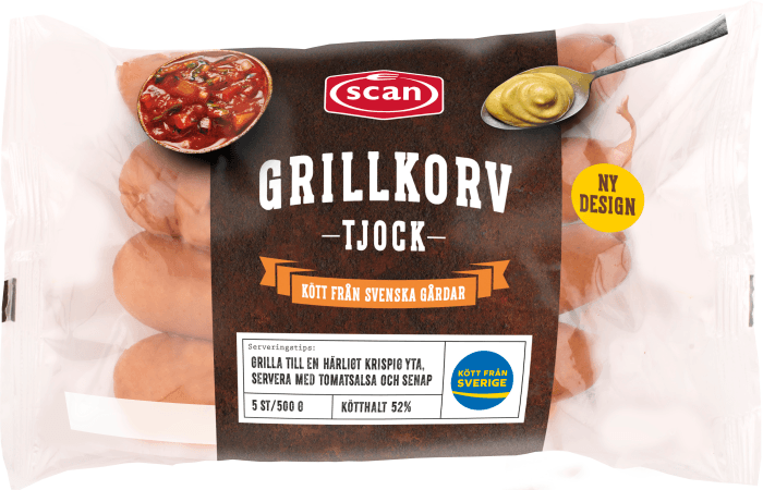 Grillkorv Tjock