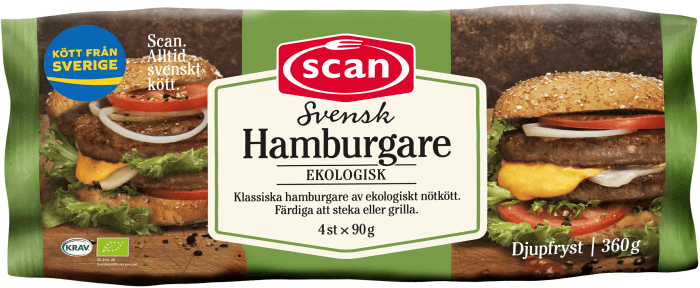 Hamburgare EKO KRAV Fryst