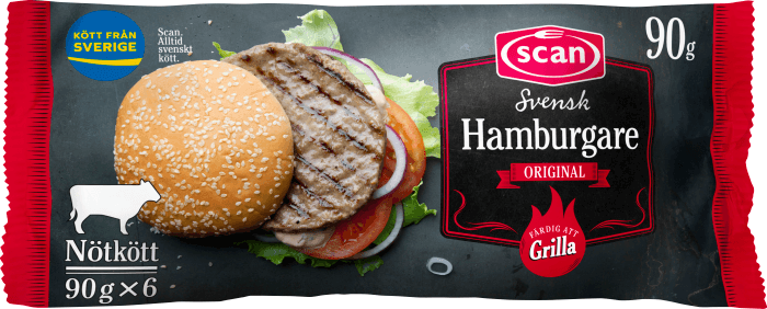 Hamburgare Frysta 6-p