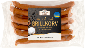 Grillkorv klassisk smal 54% kötthalt 400g