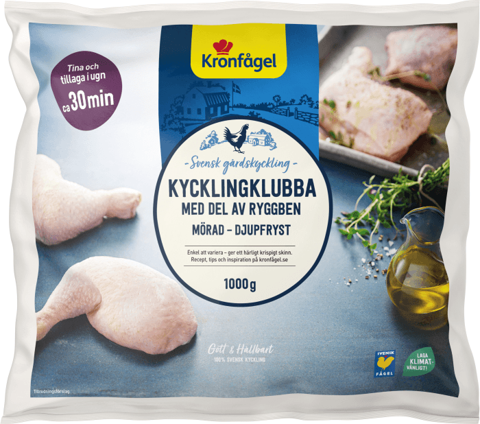 Kycklingklubbor Mörade Frysta