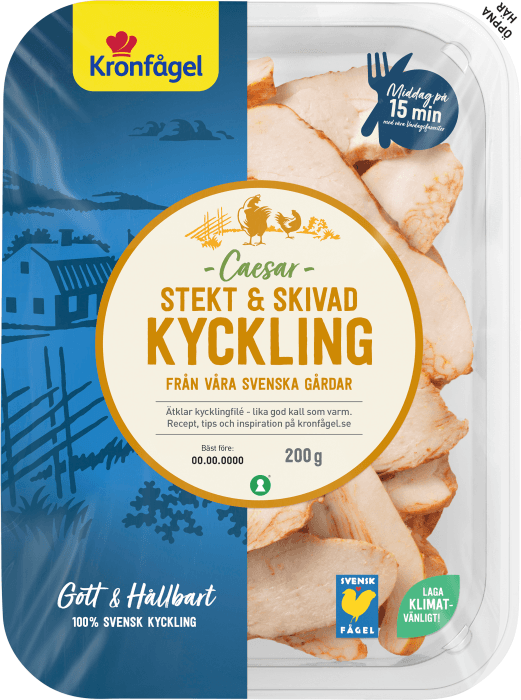 Kyckling Färsk Stekt & Skivad Caesar