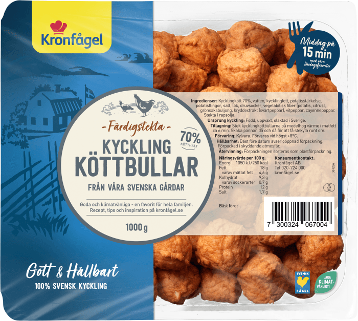 Kycklingköttbullar