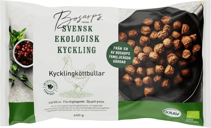 Kycklingköttbullar EKO Fryst