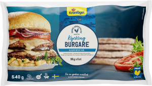 Kycklingburgare Rå Frysta