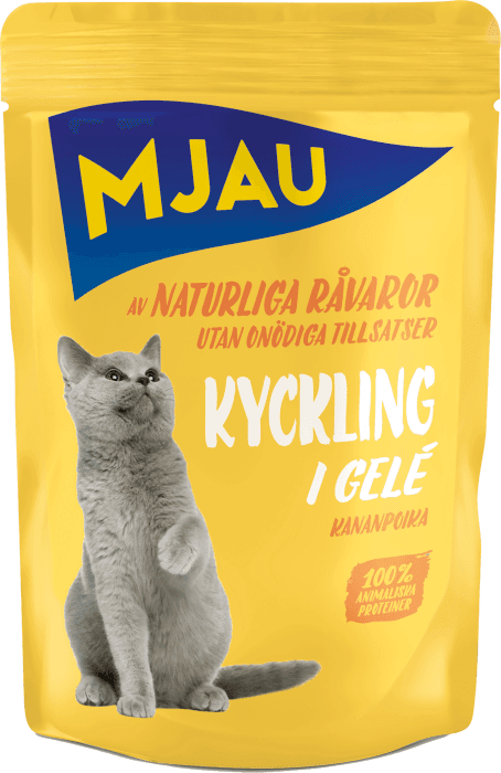 Kyckling i Gelé Kattmat Våt