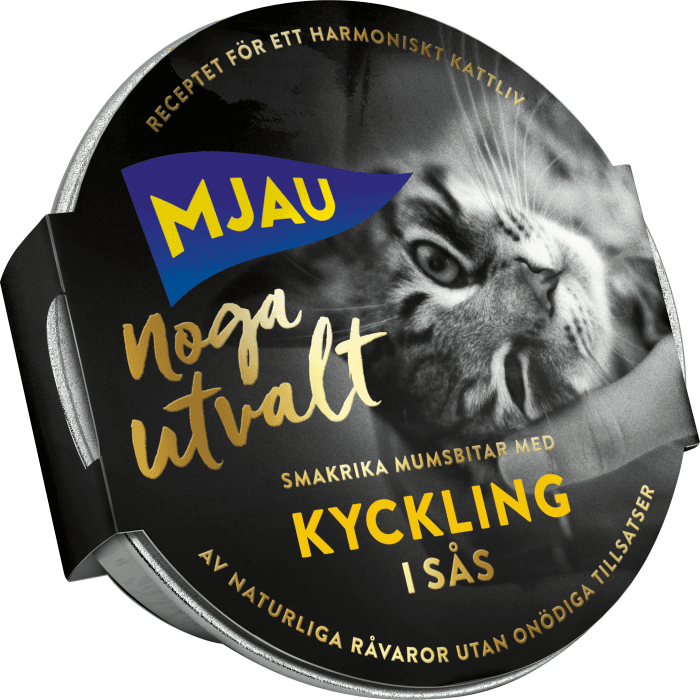 Kattmat Kyckling i sås Våt