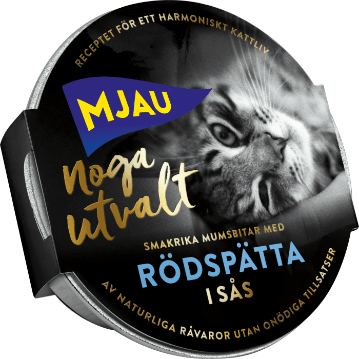 Kattmat Våt Noga utvalt Rödspätta