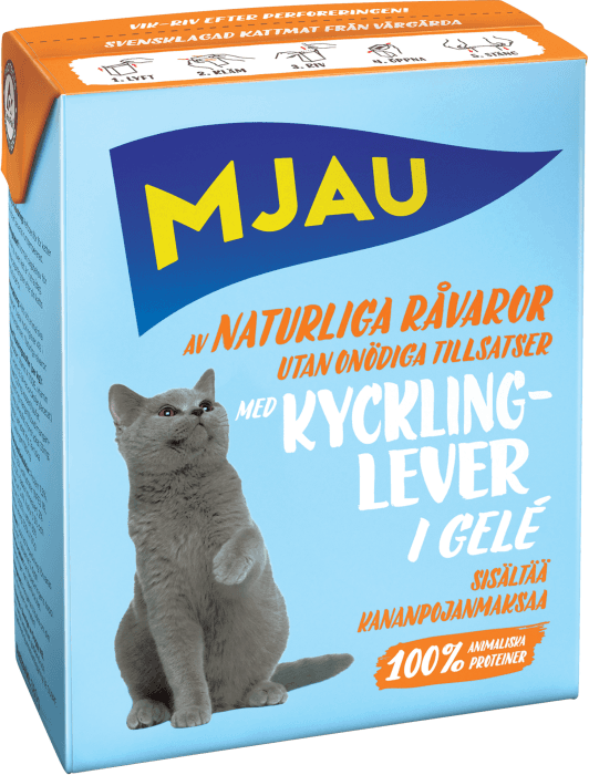 Kattmat Kycklinglever i gelé