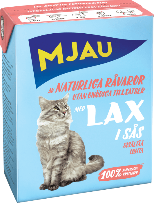 Kattmat Lax i sås