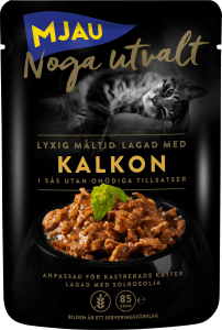 Kattmat Kalkon i Sås