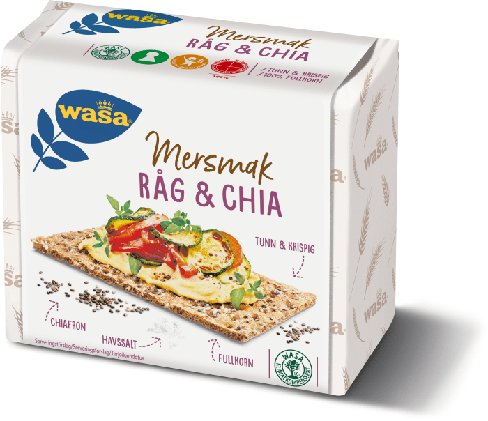 Knäckebröd Råg & Chia