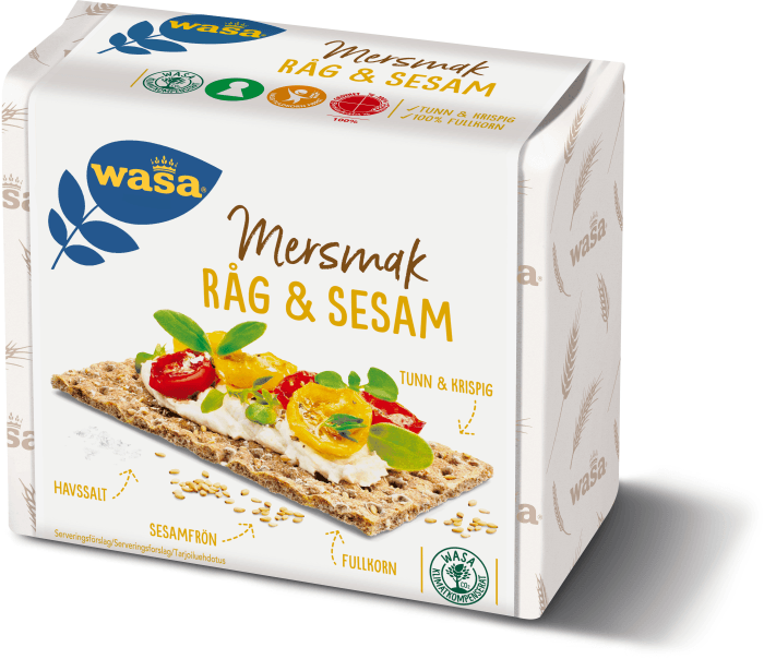 Knäckebröd Råg & Sesamfrö